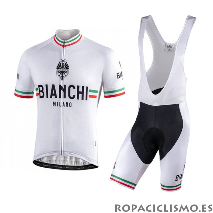 2021 Maillot Bianchi Tirantes Mangas Cortas Verde